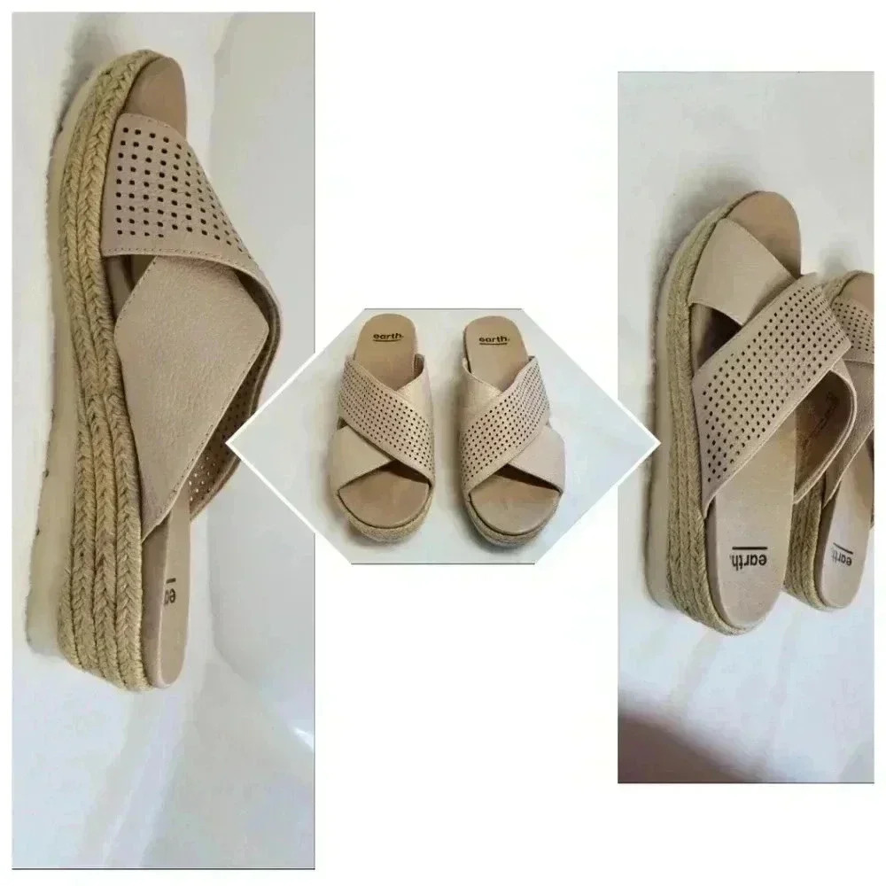 earth spandrille sandal modena marigold